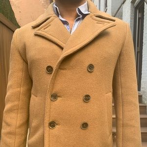 TOVAR Peacoat in Camel/ Tan color in Large size